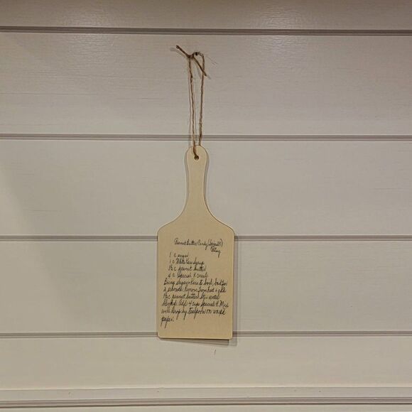 Personalized Handwritten Recipe Decorative Cutting Board Recipe Card - Picture 7 of 7